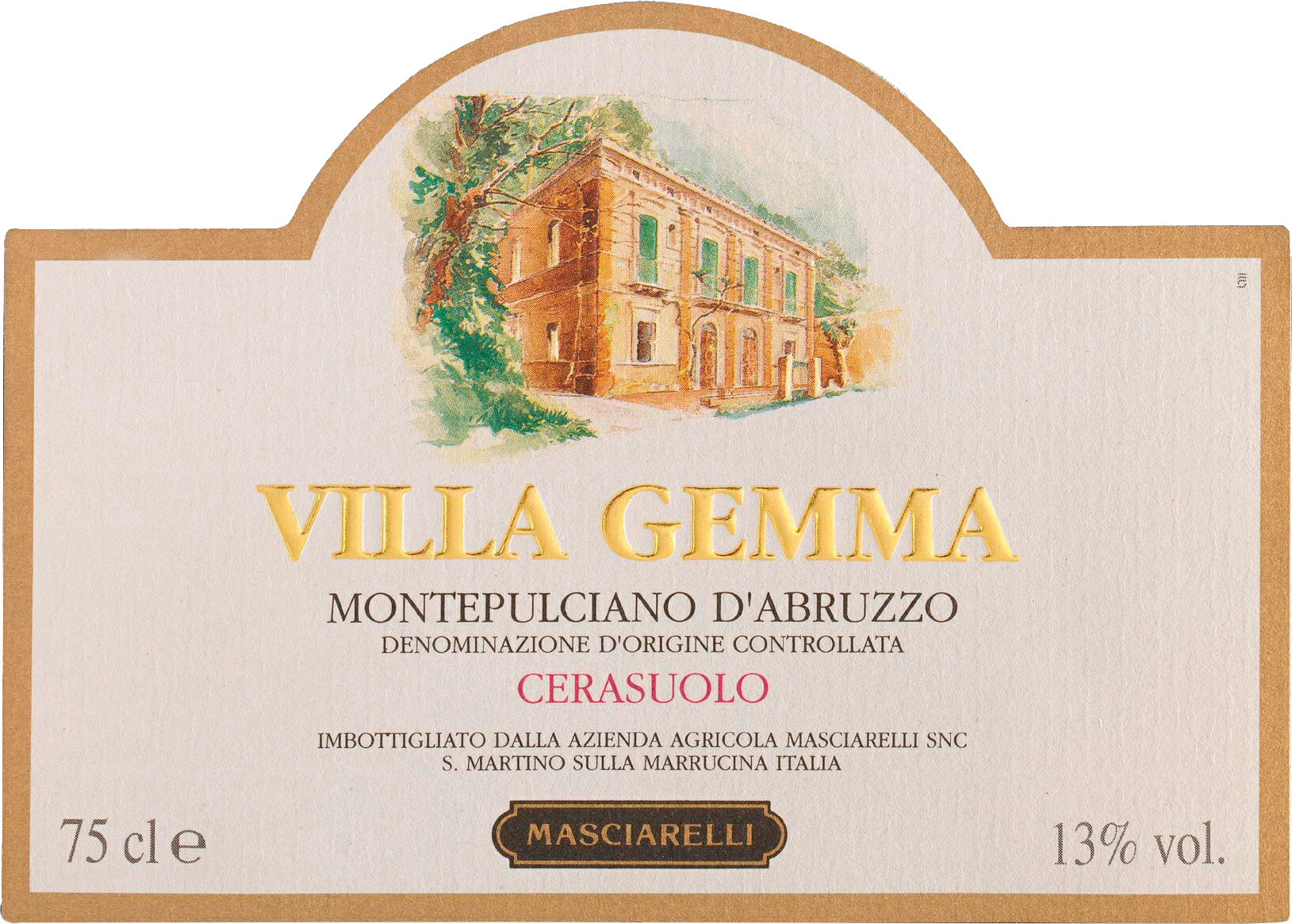 Villa Gemma Cerasuolo D'Abruzzo Superiore 2015
