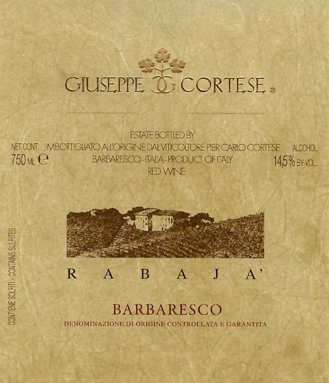 Barbaresco Rabajà 2006