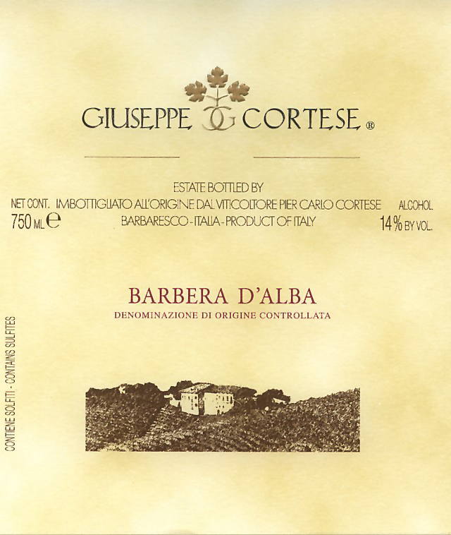 Barbera d'Alba 1996