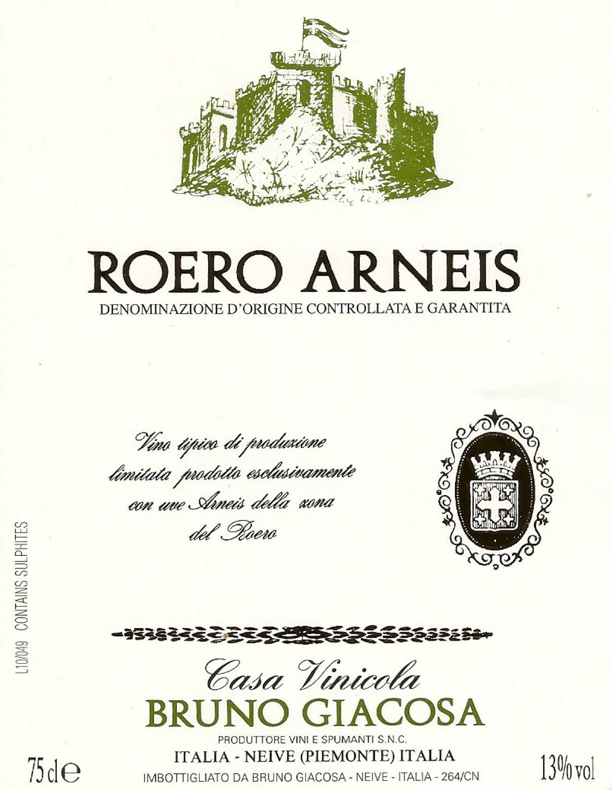 Roero Arneis 2012