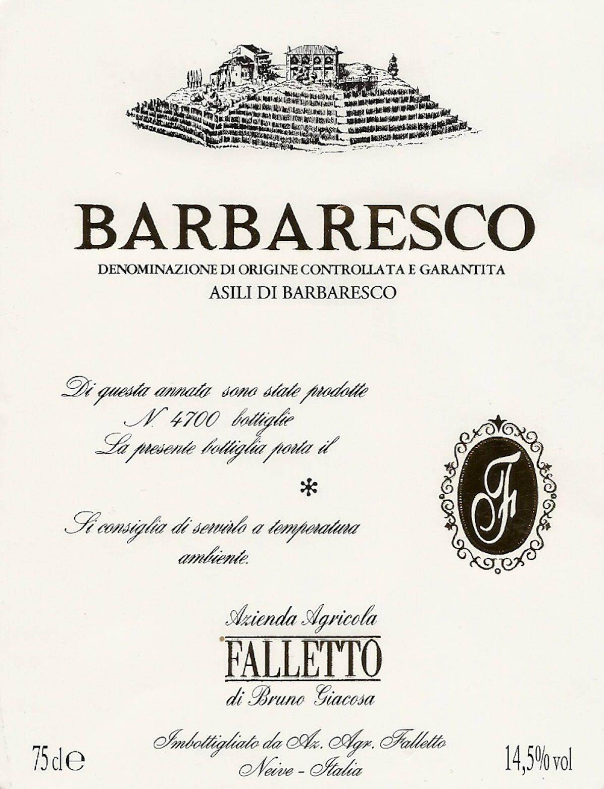 Barbaresco Asili Falletto 2008
