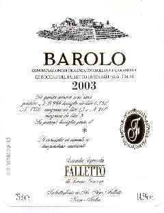 Barolo Falletto di Serralunga d'Alba 2007