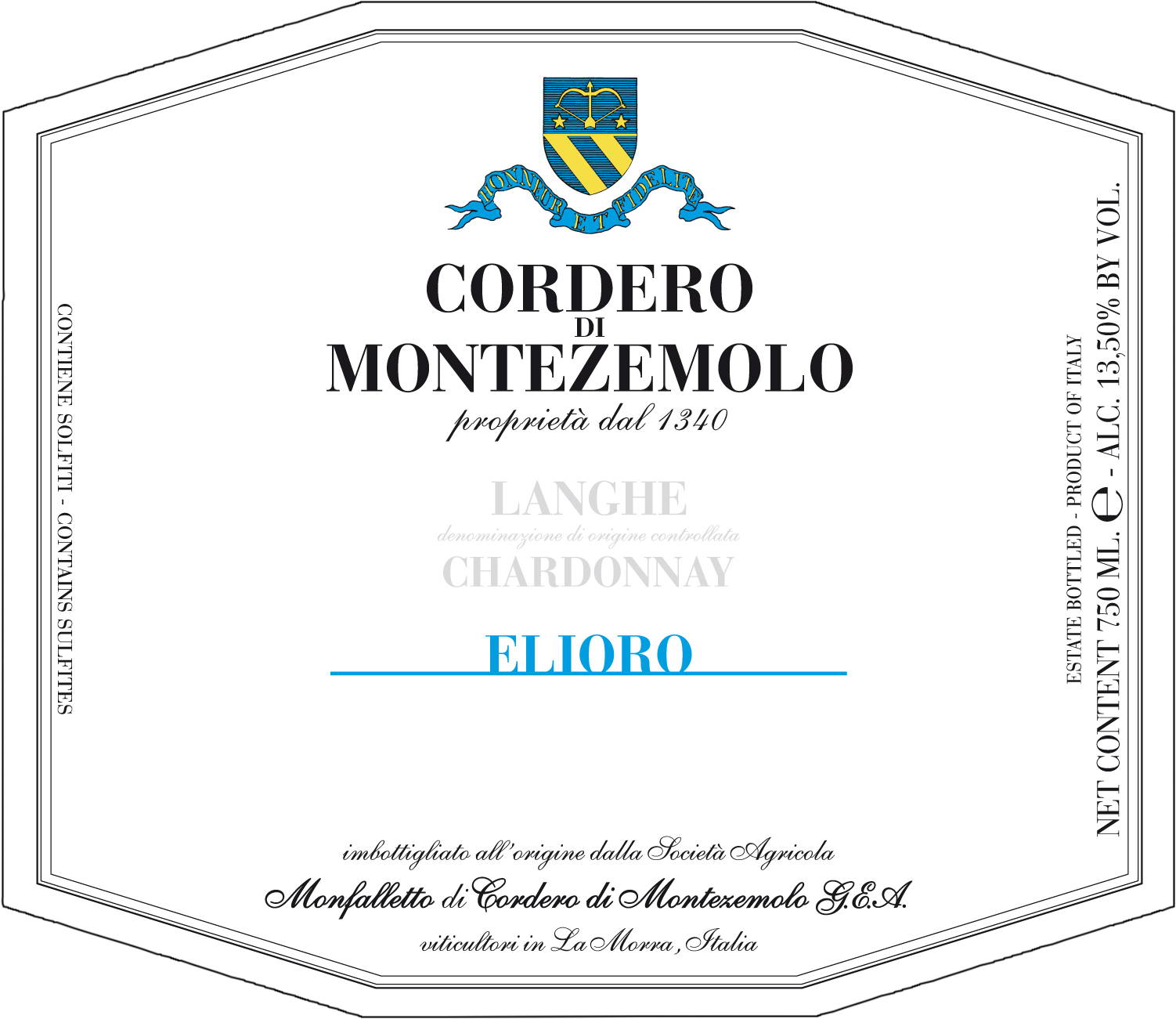 Chardonnay Langhe Elioro 2007