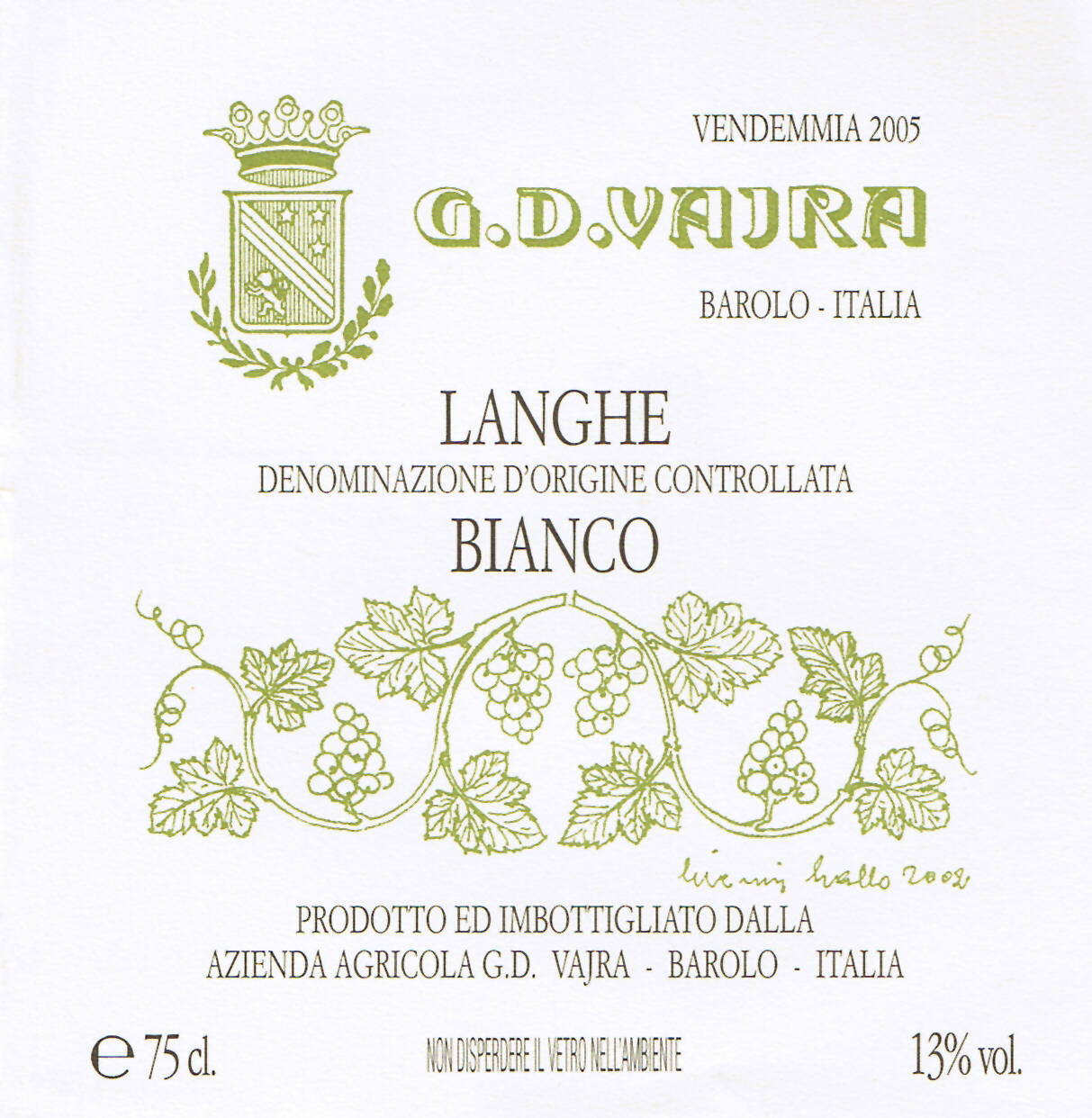 Langhe Bianco 1996