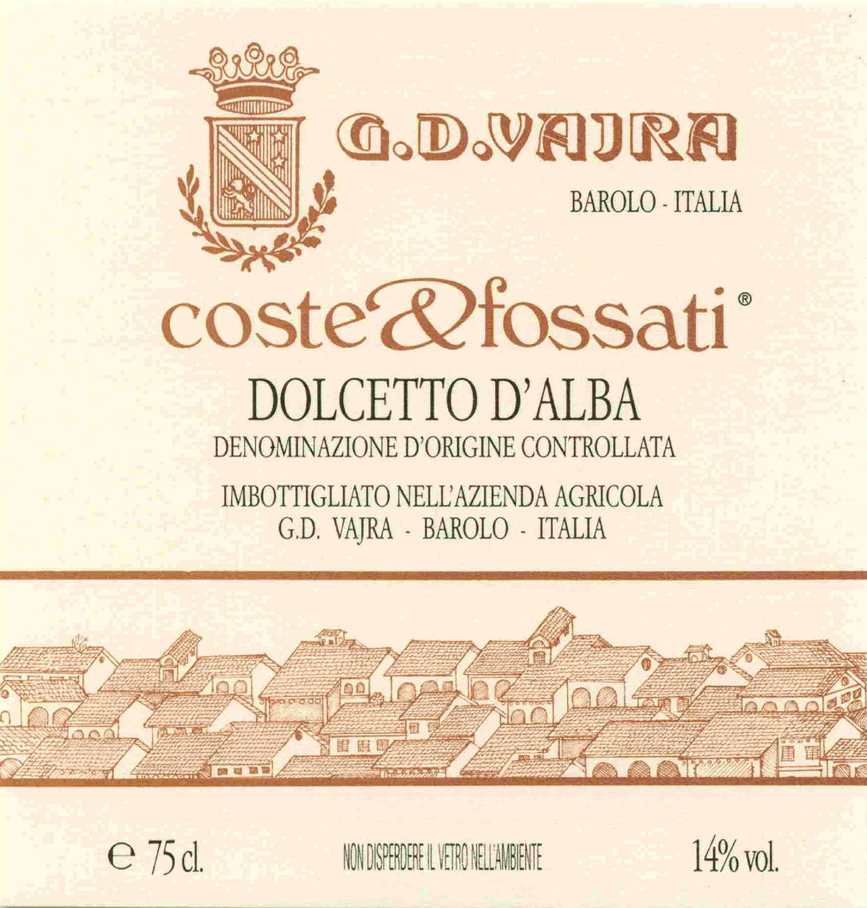 Dolcetto d'Alba Doc Coste & Fossati 2010