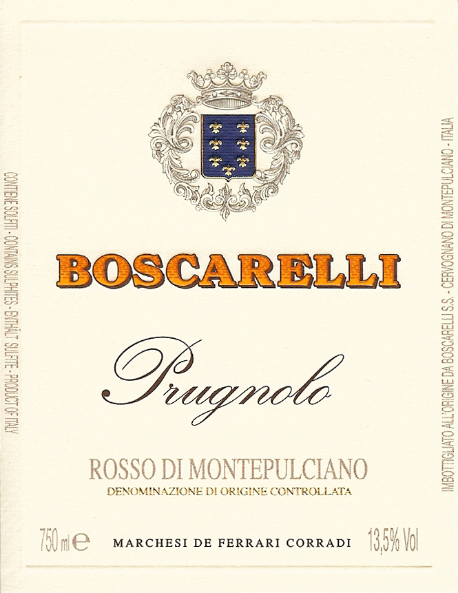 Prugnolo Rosso di Montepulciano 2018