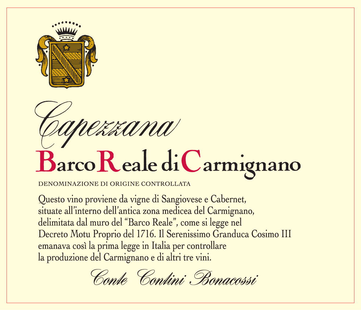 Barco Reale di Carmignano 2007