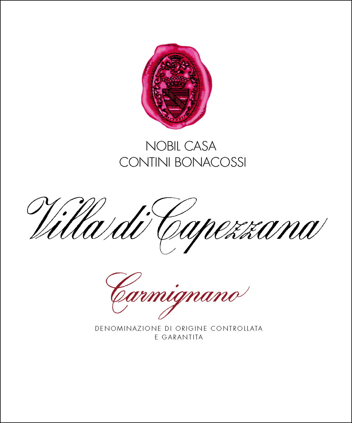 Carmignano Villa di Capezzana  1995