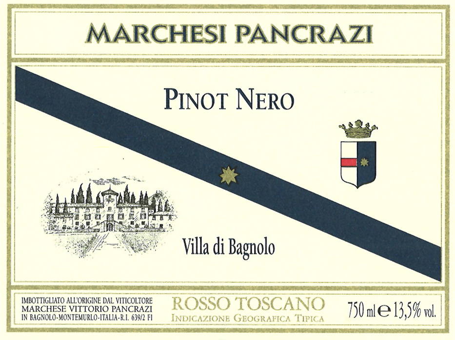 Pinot Nero Villa di Bagnolo 2016