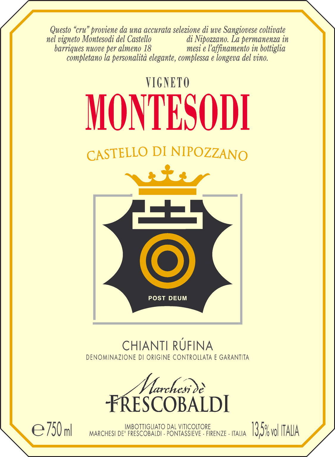 Chianti Rufina Montesodi 1993
