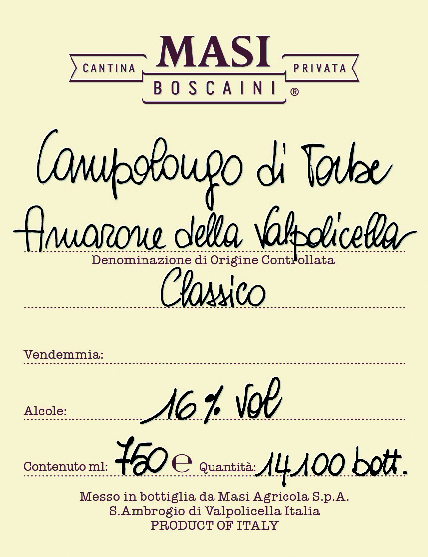 Amarone Campolongo di Torbe 2004