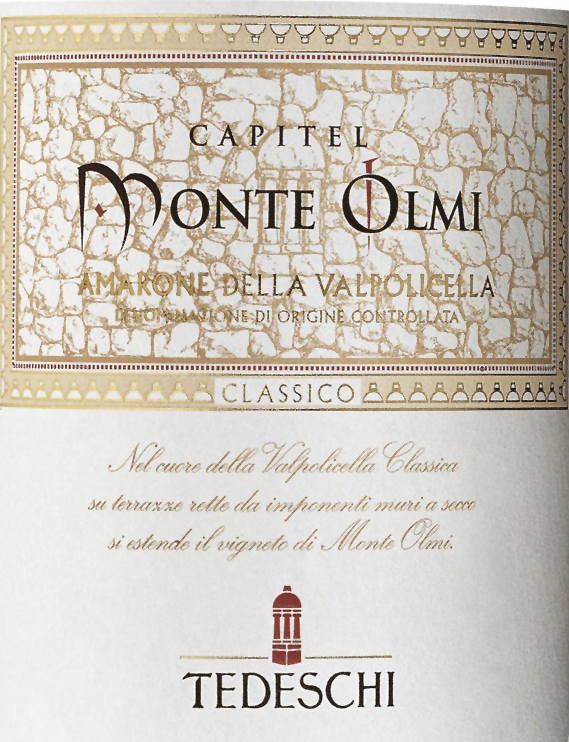 Amarone Capitel Monte Olmi Riserva 2016