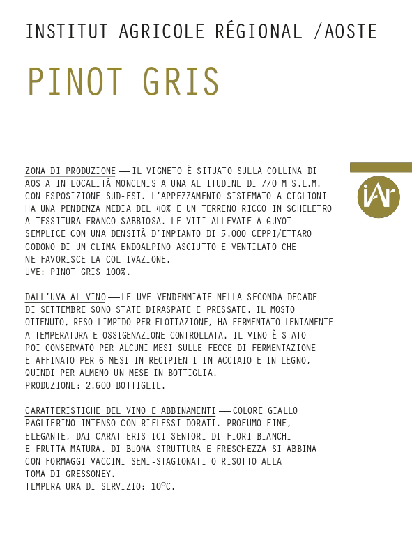 Pinot Gris 2018