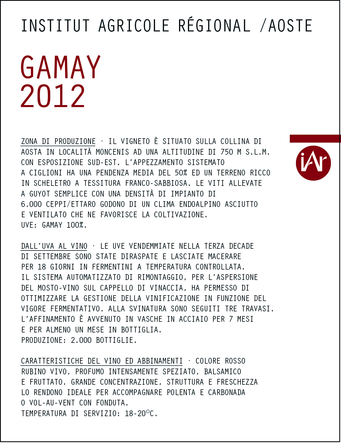 Gamay 2009