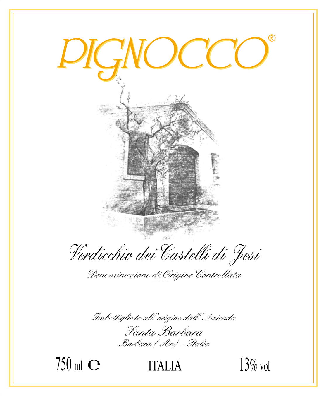 Pignocco Verdicchio Castelli di Jesi Doc 2022
