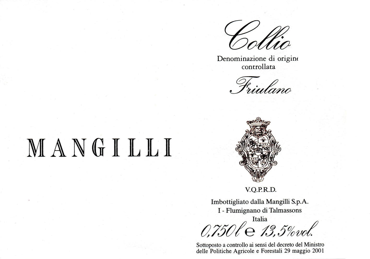 Friulano Doc Collio 2008