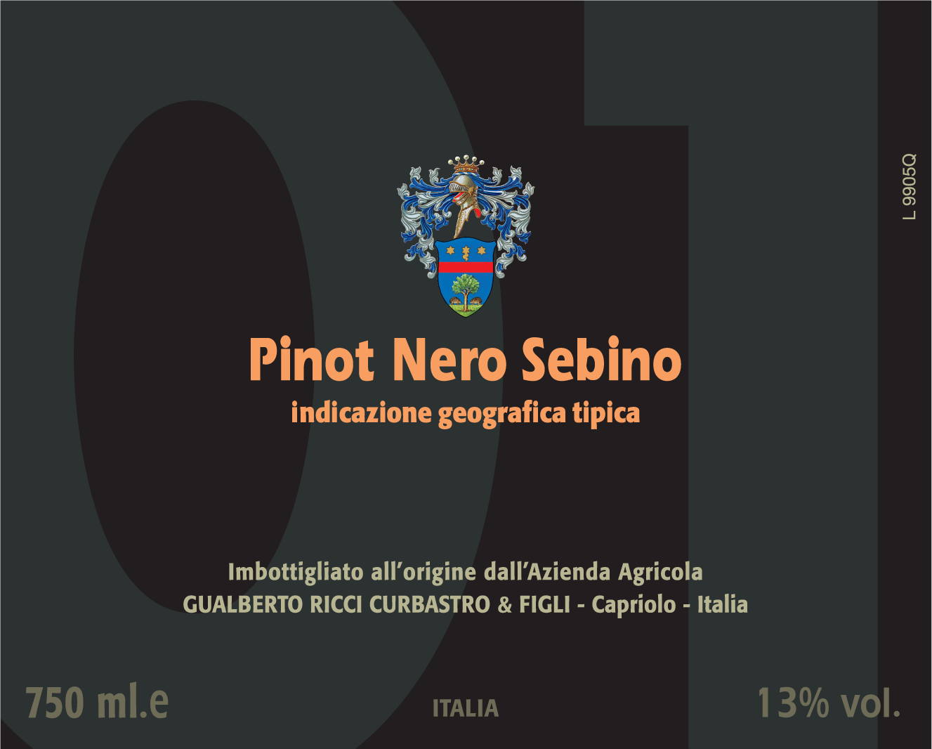 Sebino Igt Pinot Nero 2007