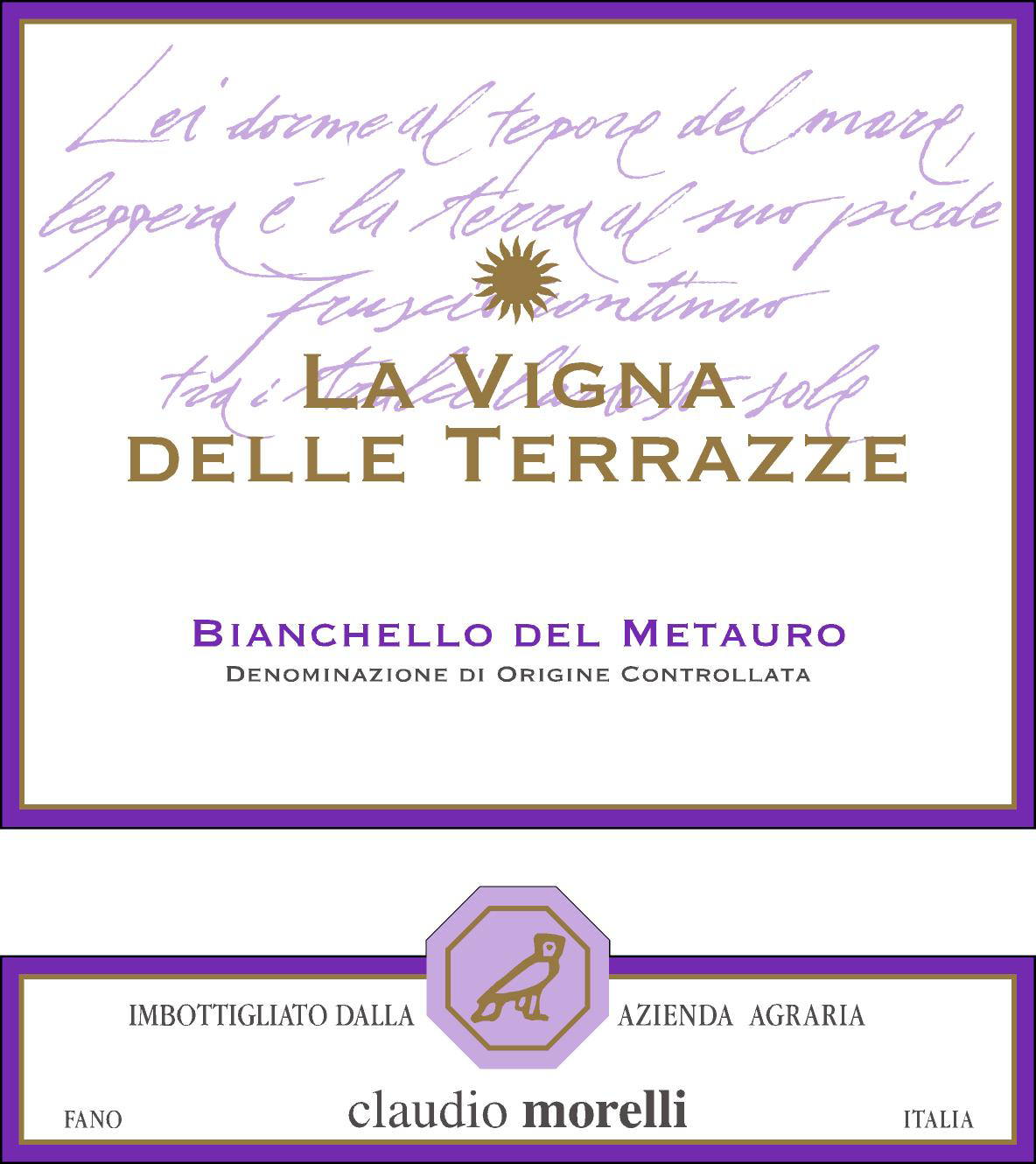 Bianchello del Metauro La Vigna delle Terrazze 2021