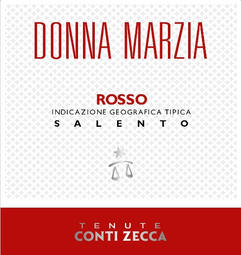 Rosso Igt Salento Donna Marzia 1995