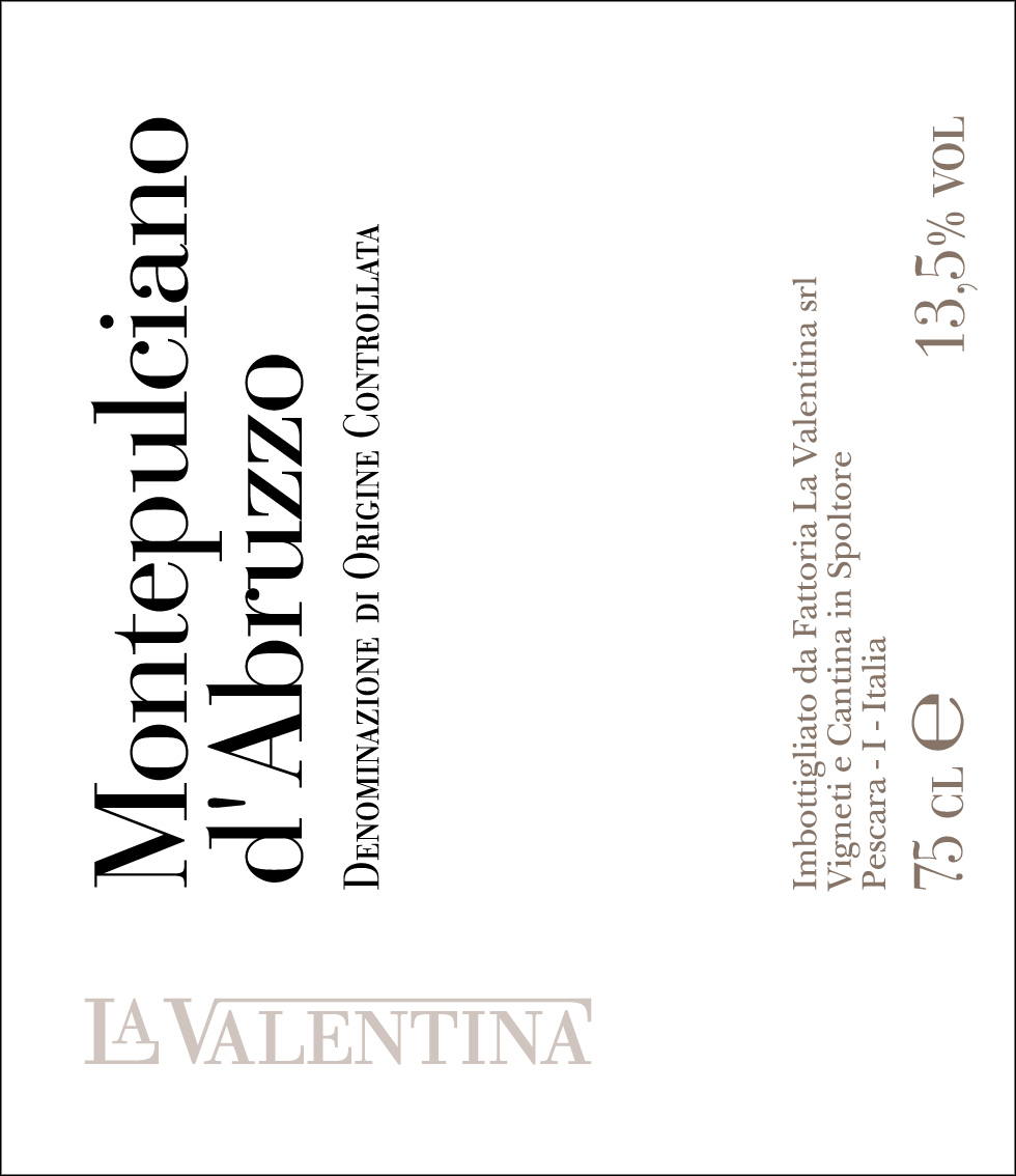 Montepulciano d'Abruzzo Doc 2015