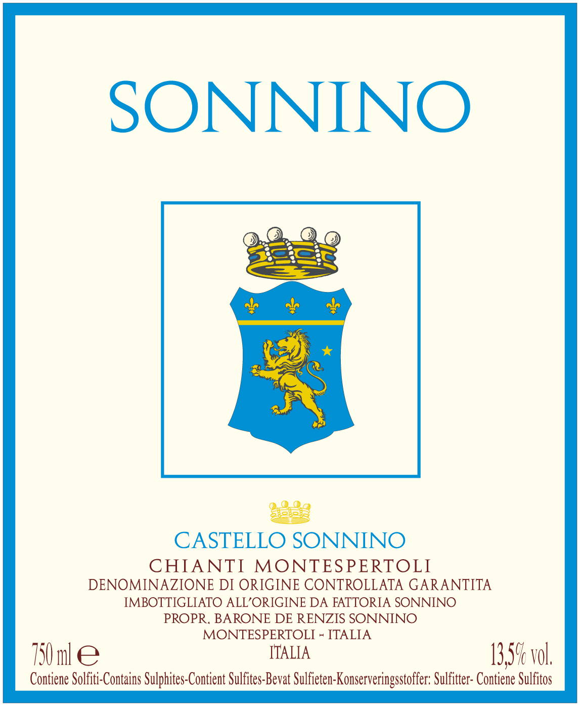 Chianti Montespertoli Sonnino 2013
