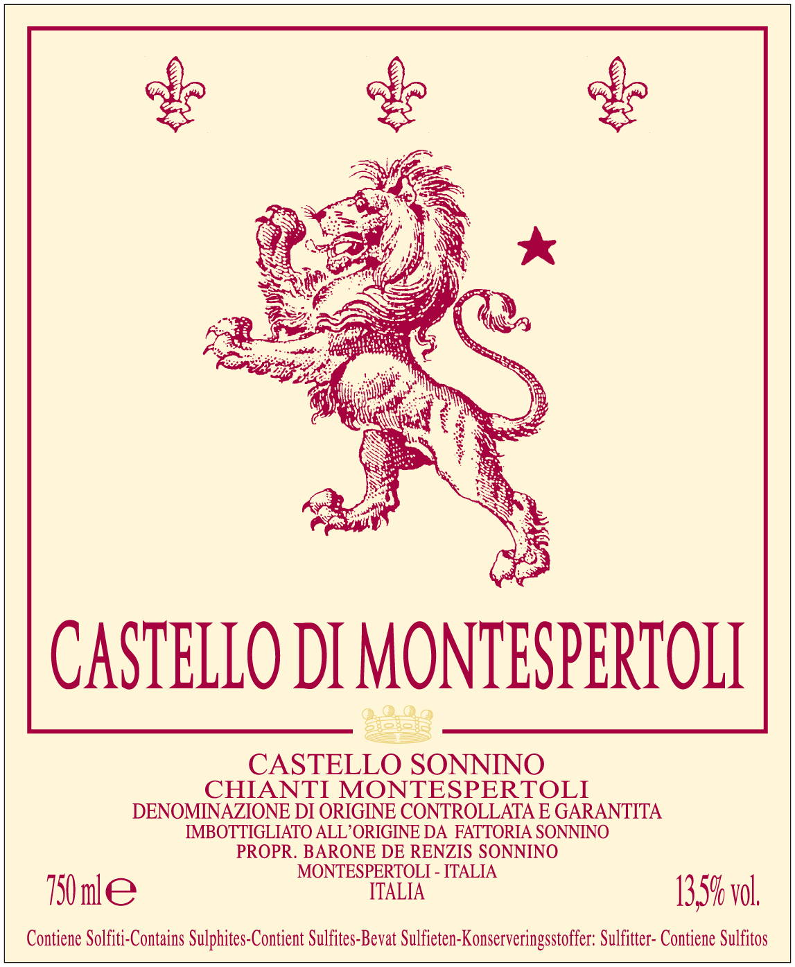 Chianti Castello di Montespertoli 1996