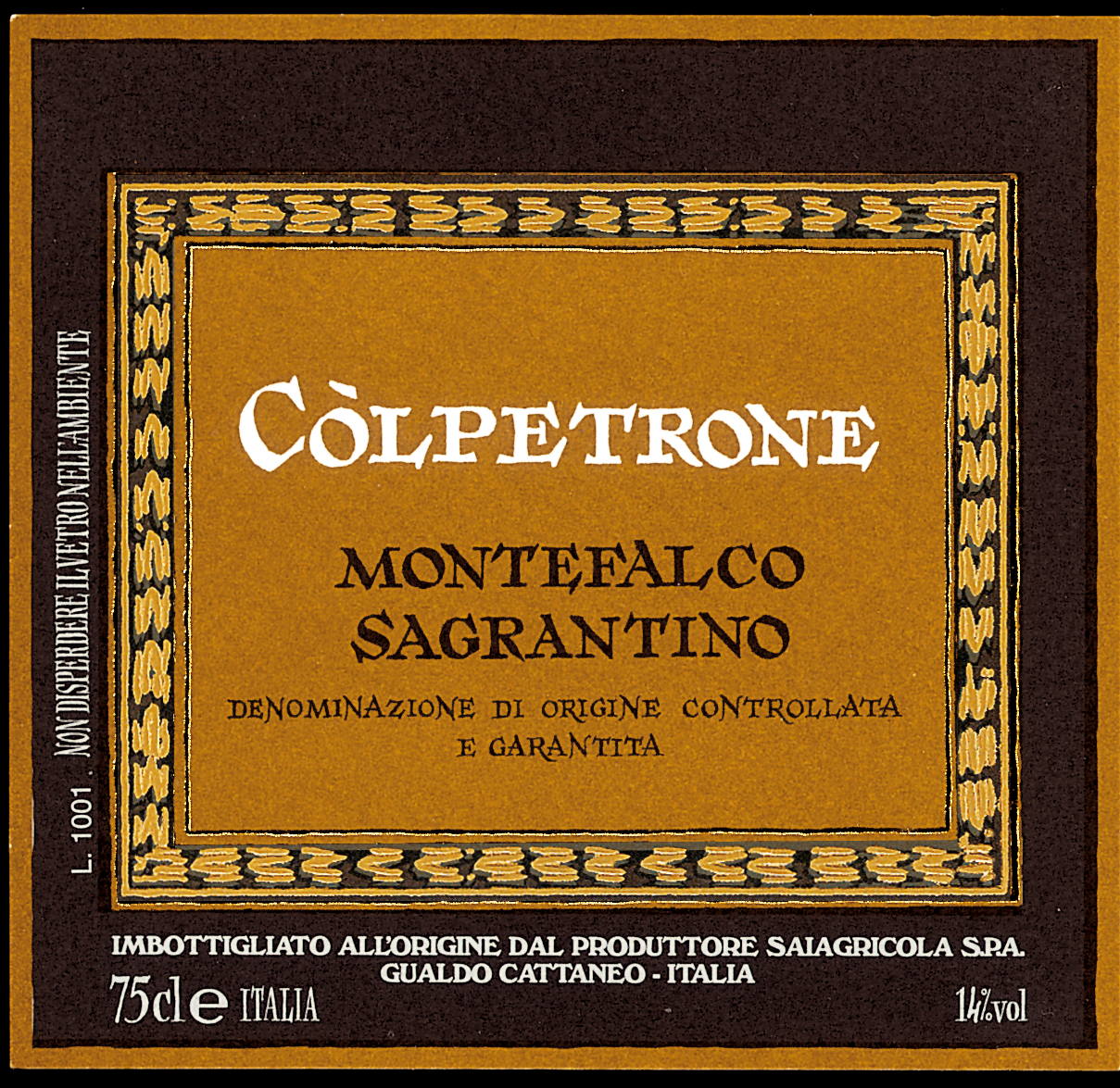Sagrantino di Montefalco Docg 2012