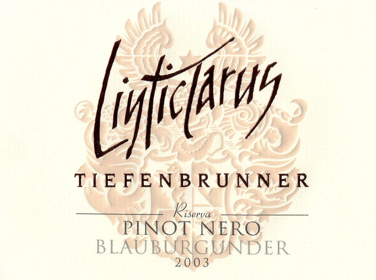 Pinot Nero Linticlarus Riserva 1994