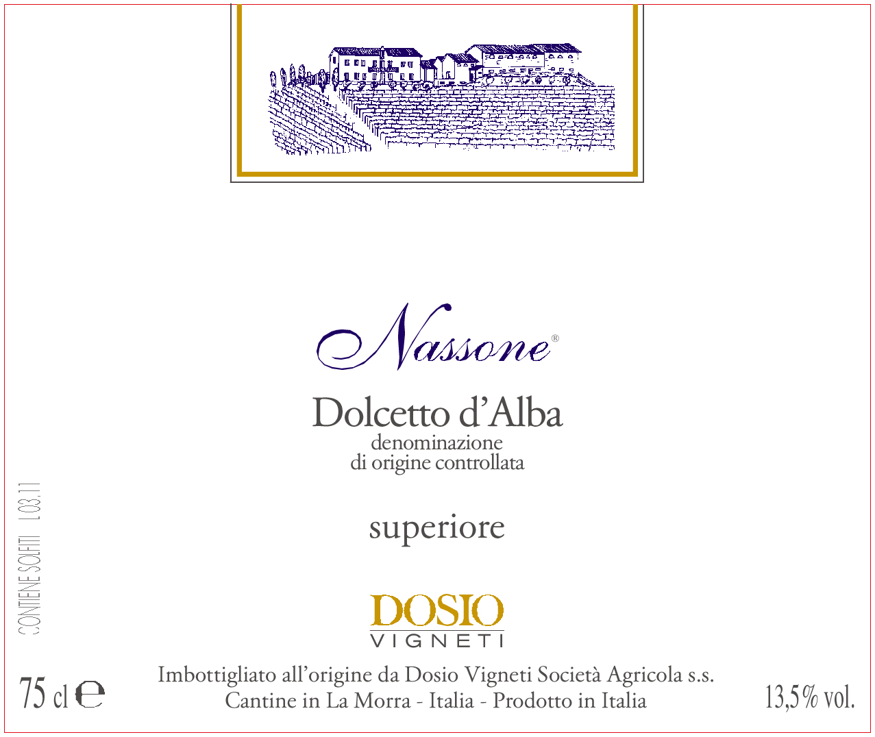 Dolcetto d'Alba Nassone 2017