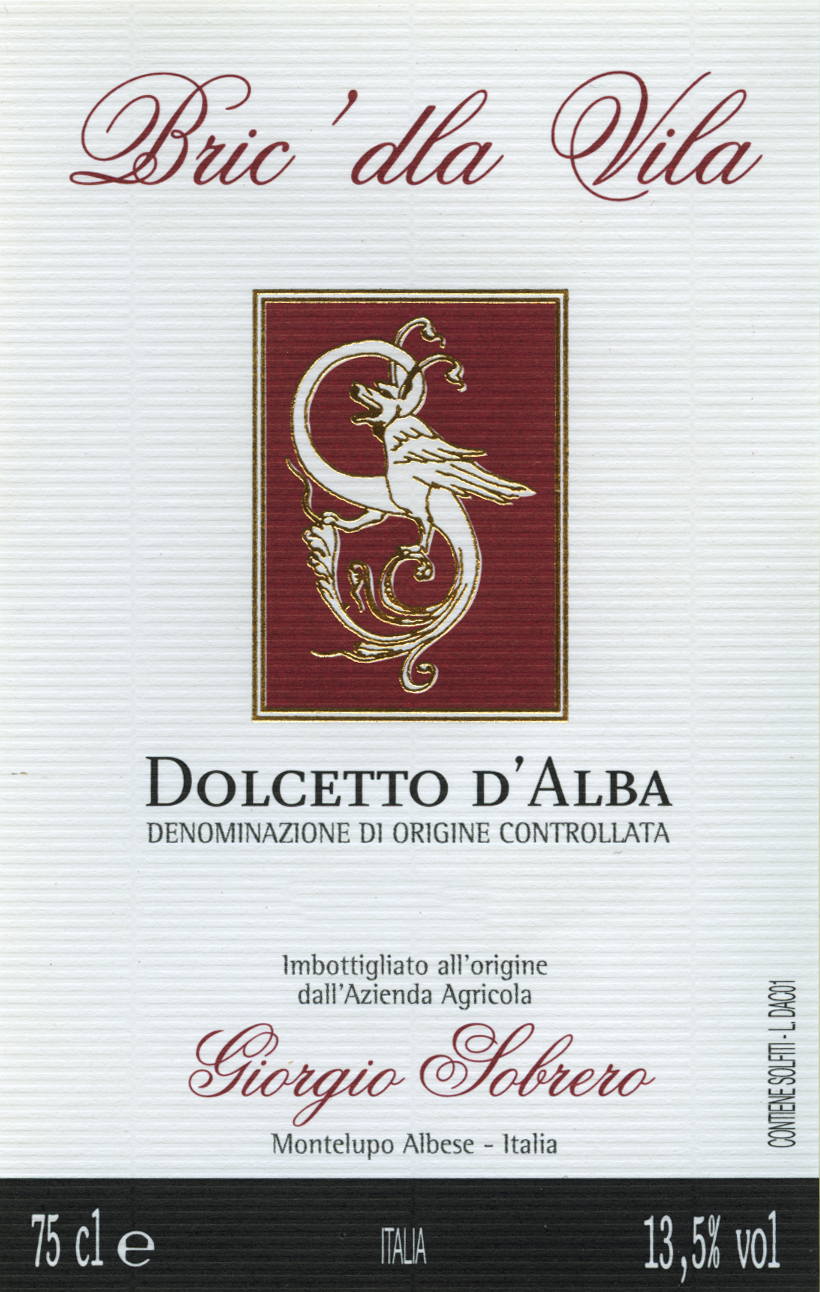Dolcetto d'Alba Bric' dla Vila 1996