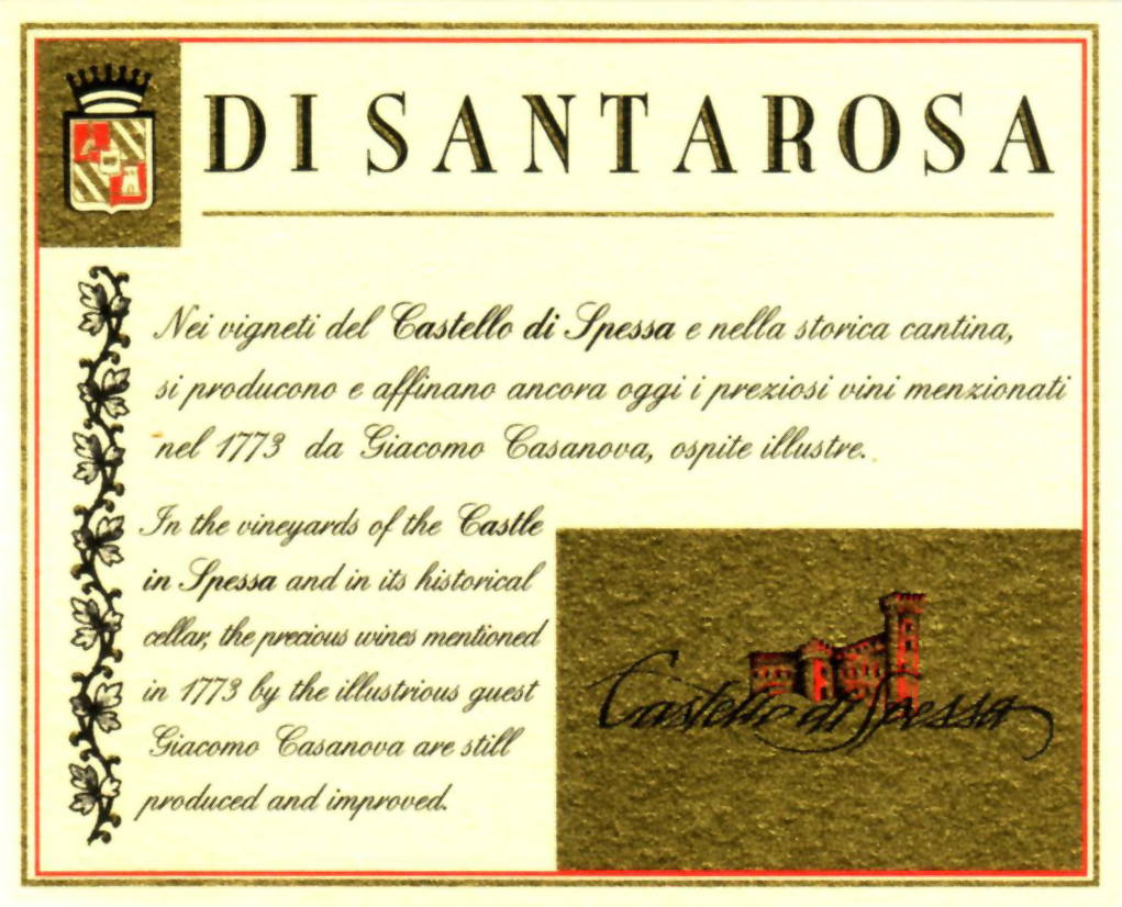 Pinot Bianco di Santarosa Doc Collio 2017