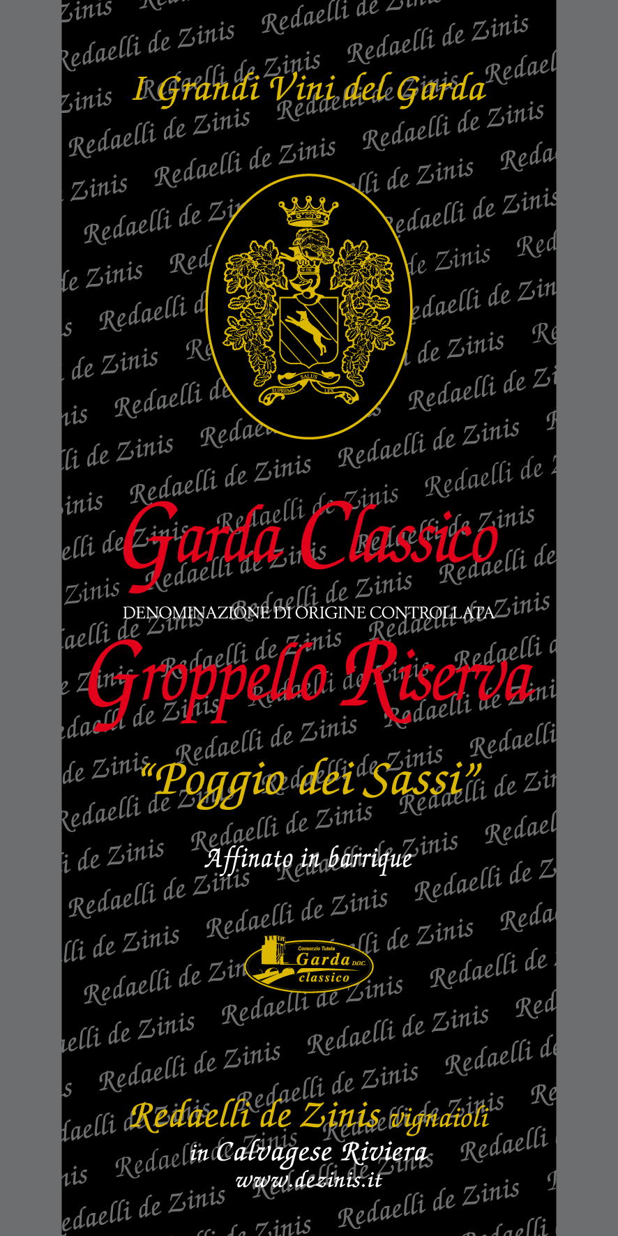 Groppello Garda Poggio dei Sassi Riserva 2003