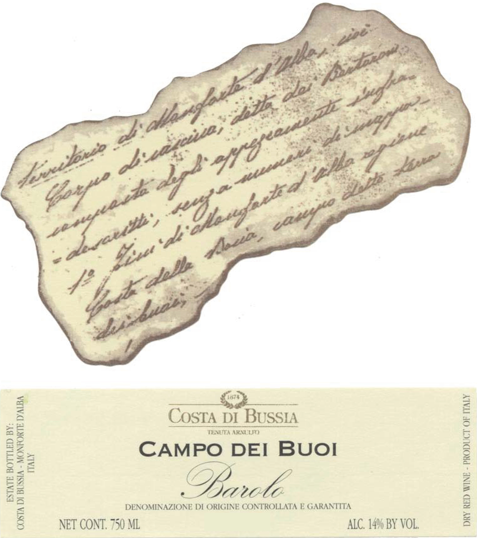 Barolo Bussia Vigna Campo dei Buoi 2005