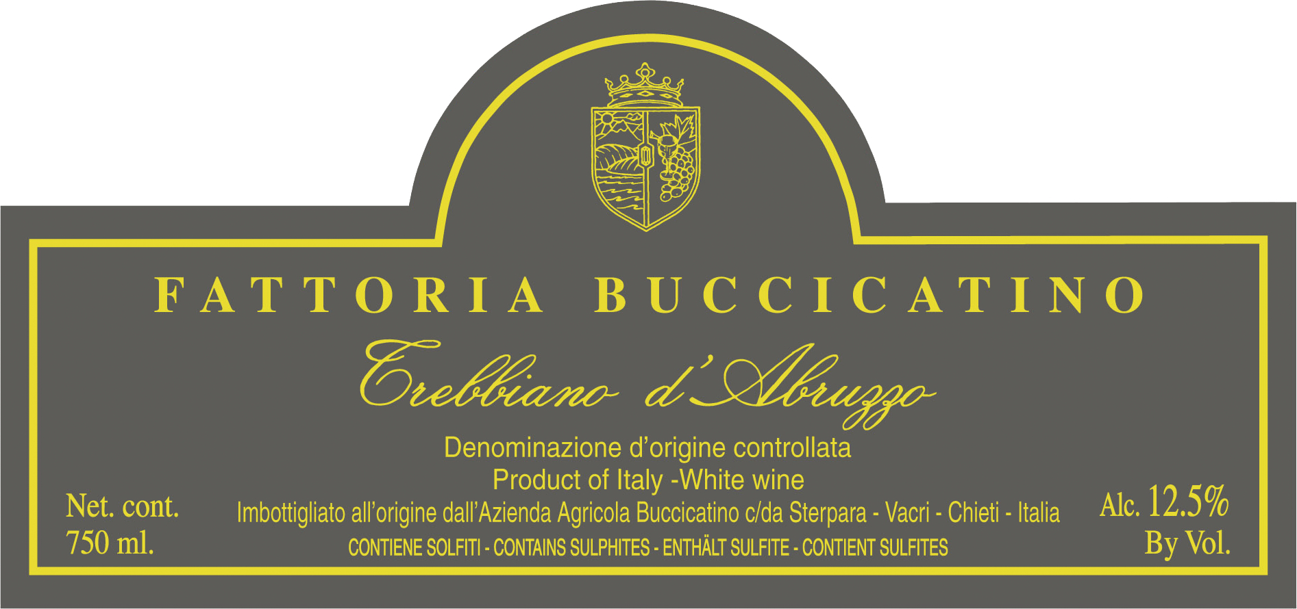 Trebbiano d'Abruzzo Biologico 2009