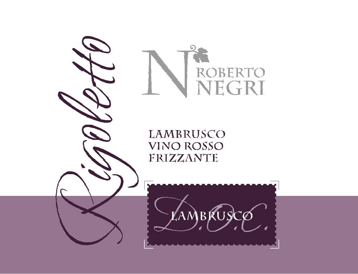 Lambrusco Mantovano Rigoletto sa