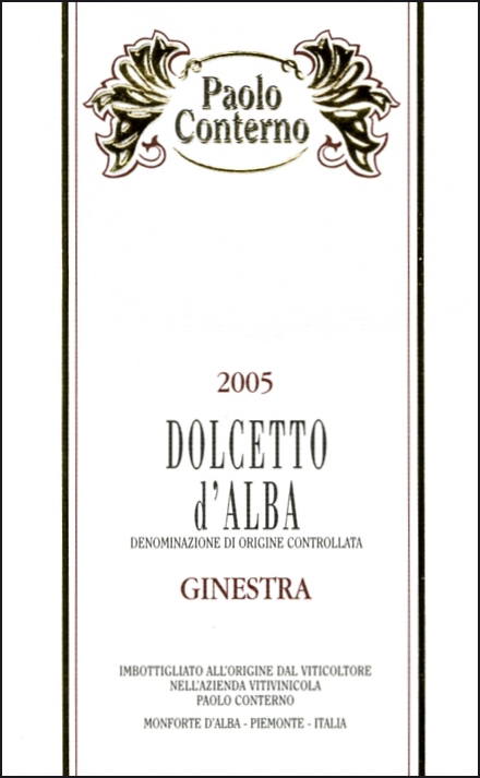 Dolcetto d'Alba Ginestra 2007