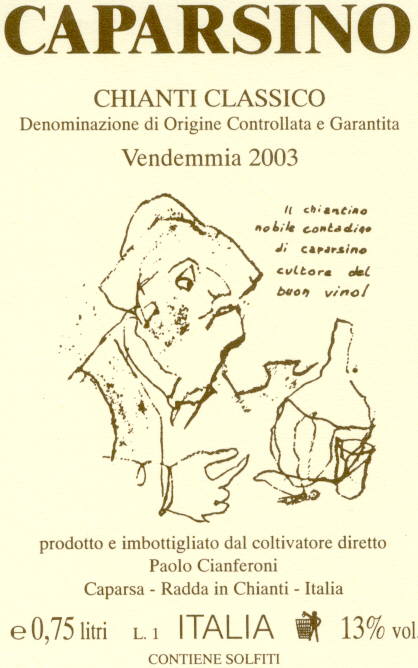 Chianti Classico Caparsino 1995