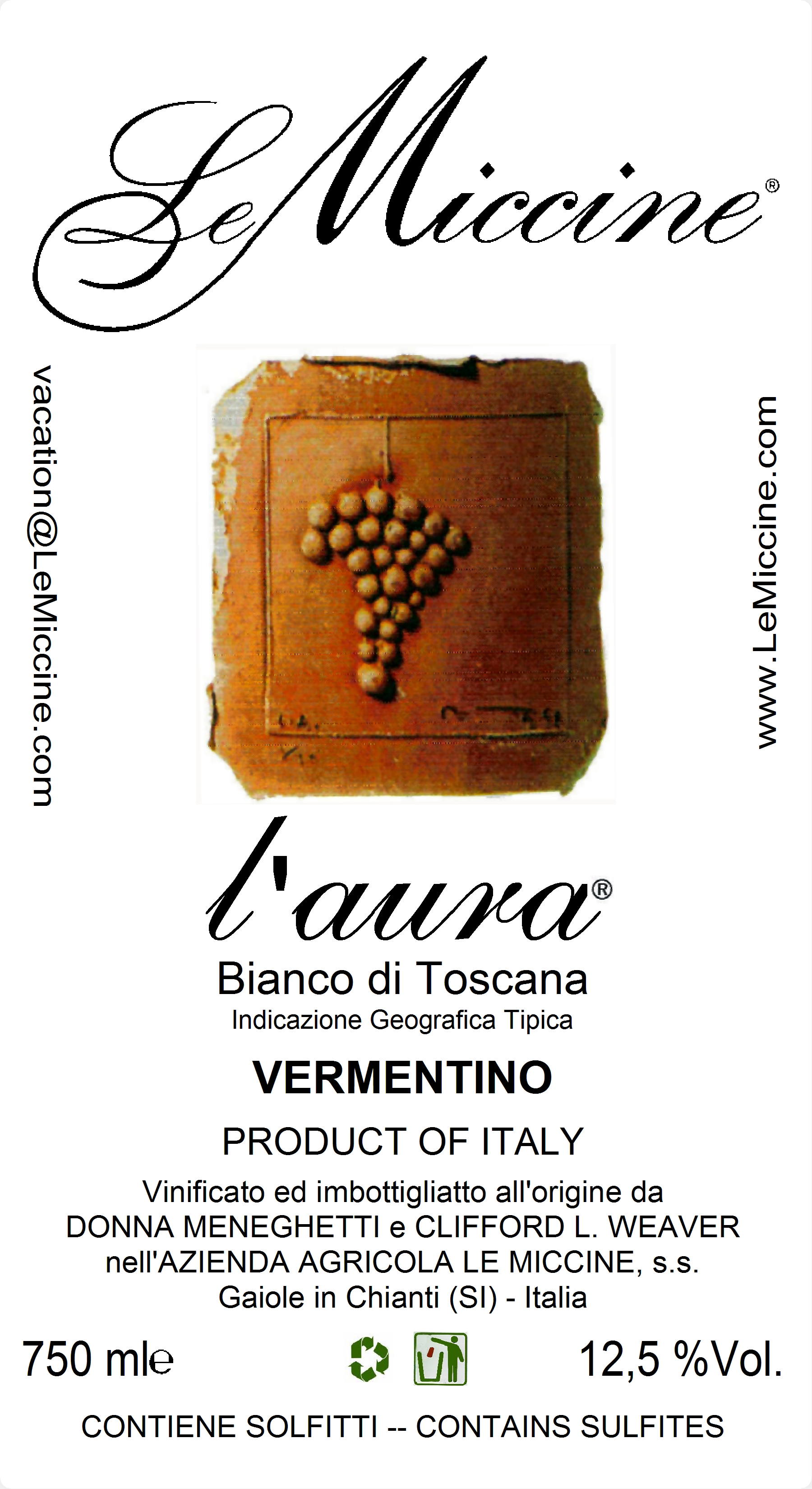 Vermentino Toscana 1997