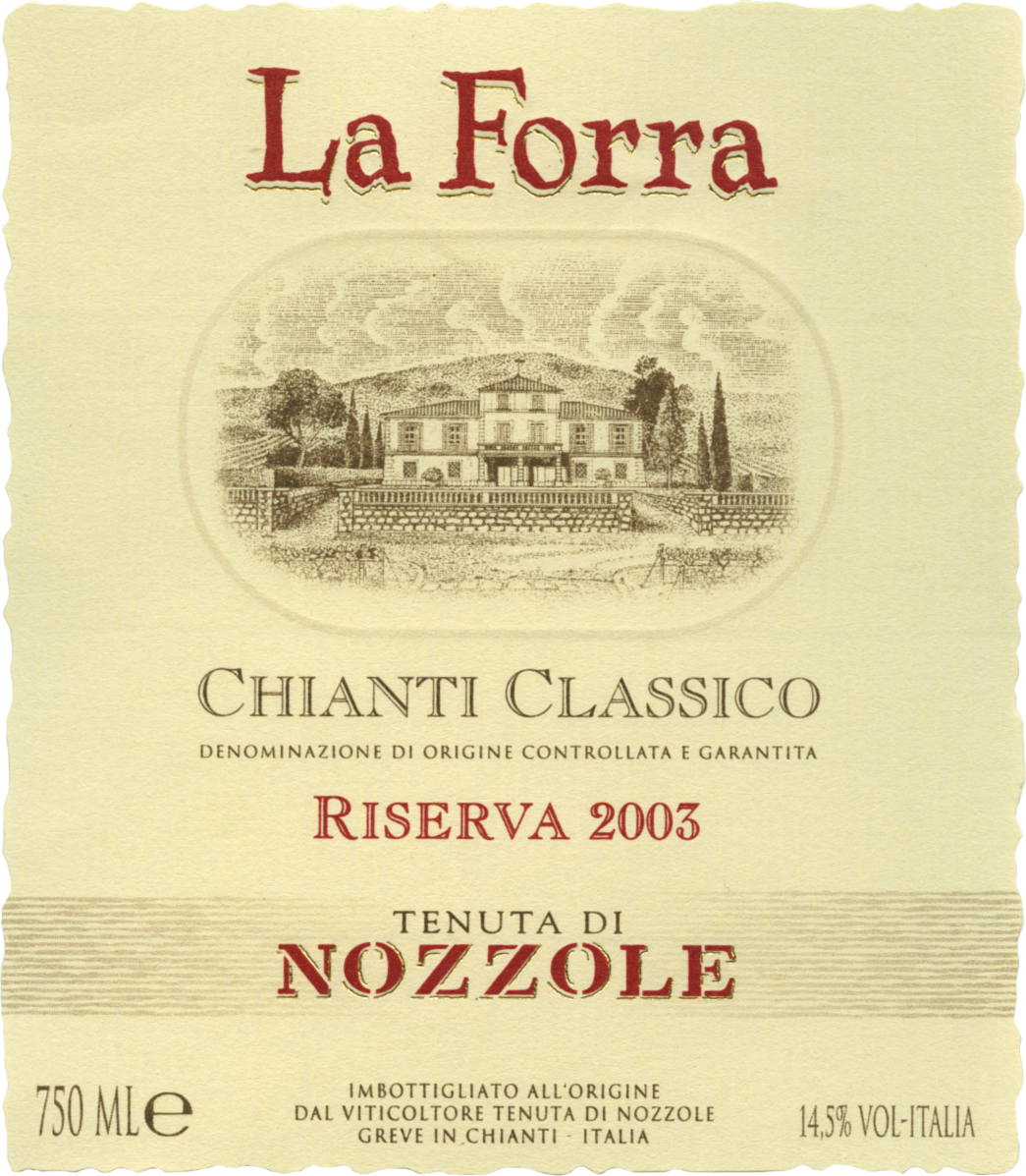 Tenuta di Nozzole La Forra Chianti Classico Riserva 2001