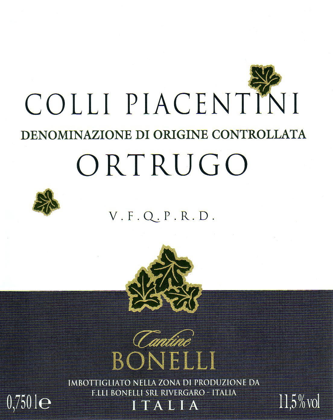 Ortrugo frizzante Lin. Ristorazione 1997