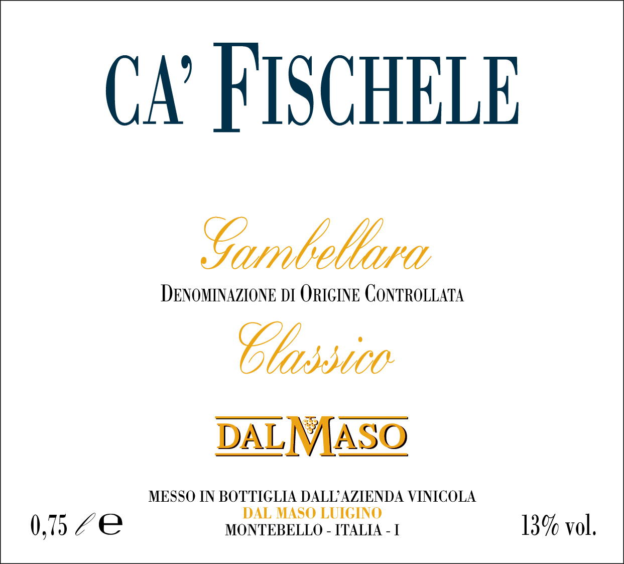 Gambellara Classico Ca' Fischele 2020
