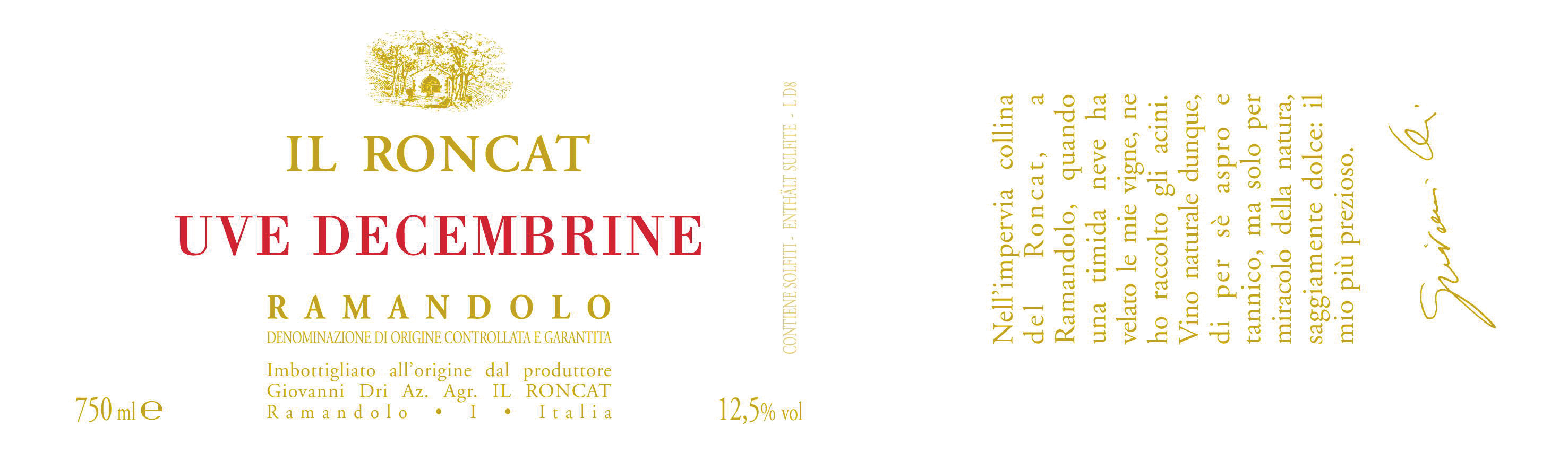 Uve Decembrine Ramandolo 2018