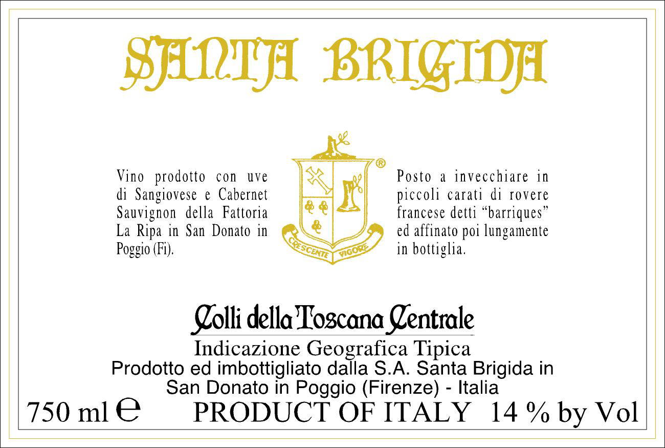 Santa Brigida Colli Toscana Centrale Biologico 2005