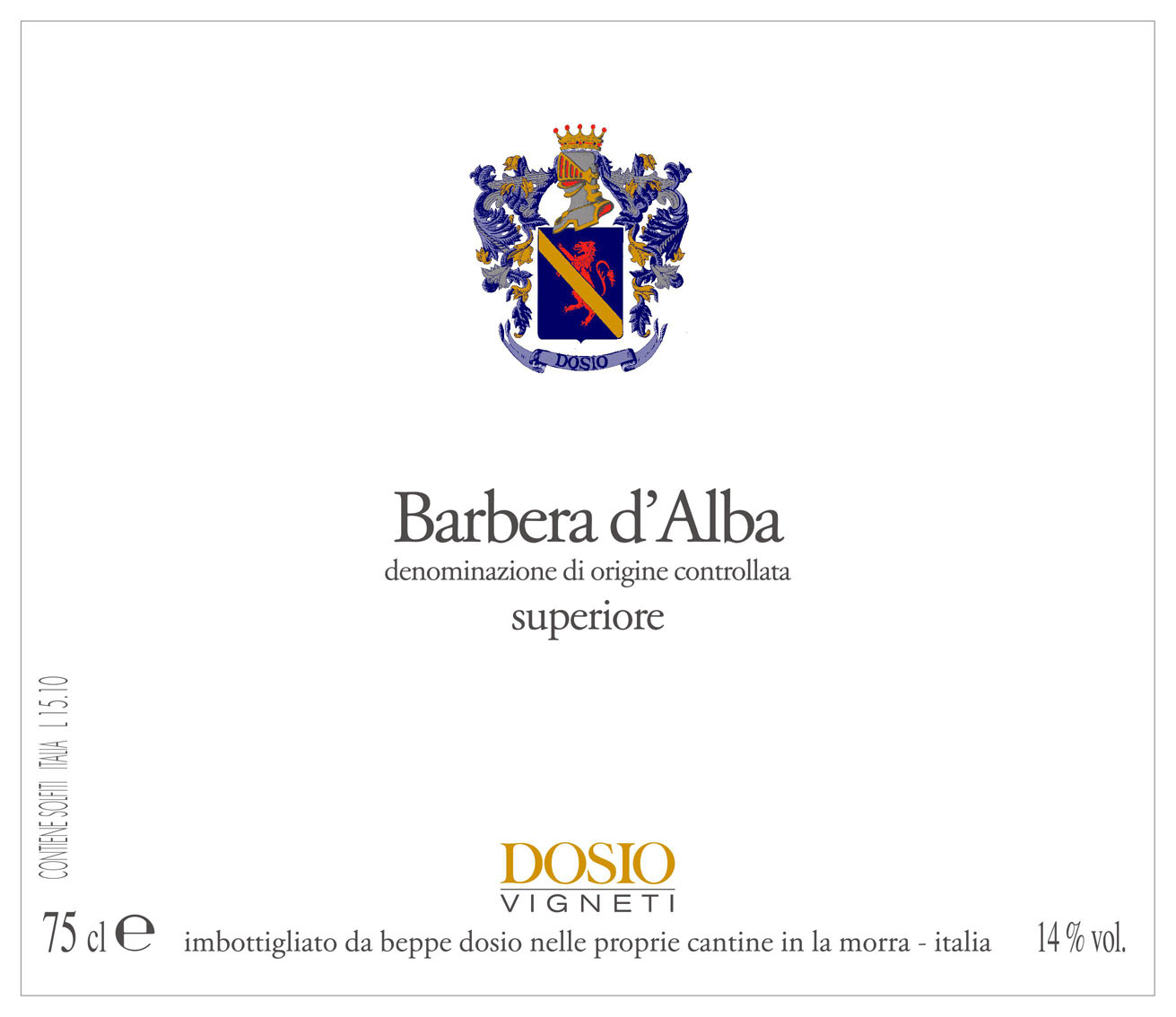 Barbera d'Alba Superiore 2008