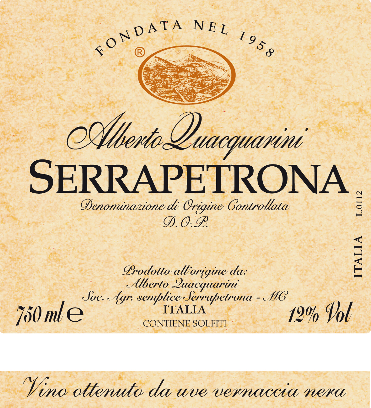 Vernaccia di Serrapetrona Dolce