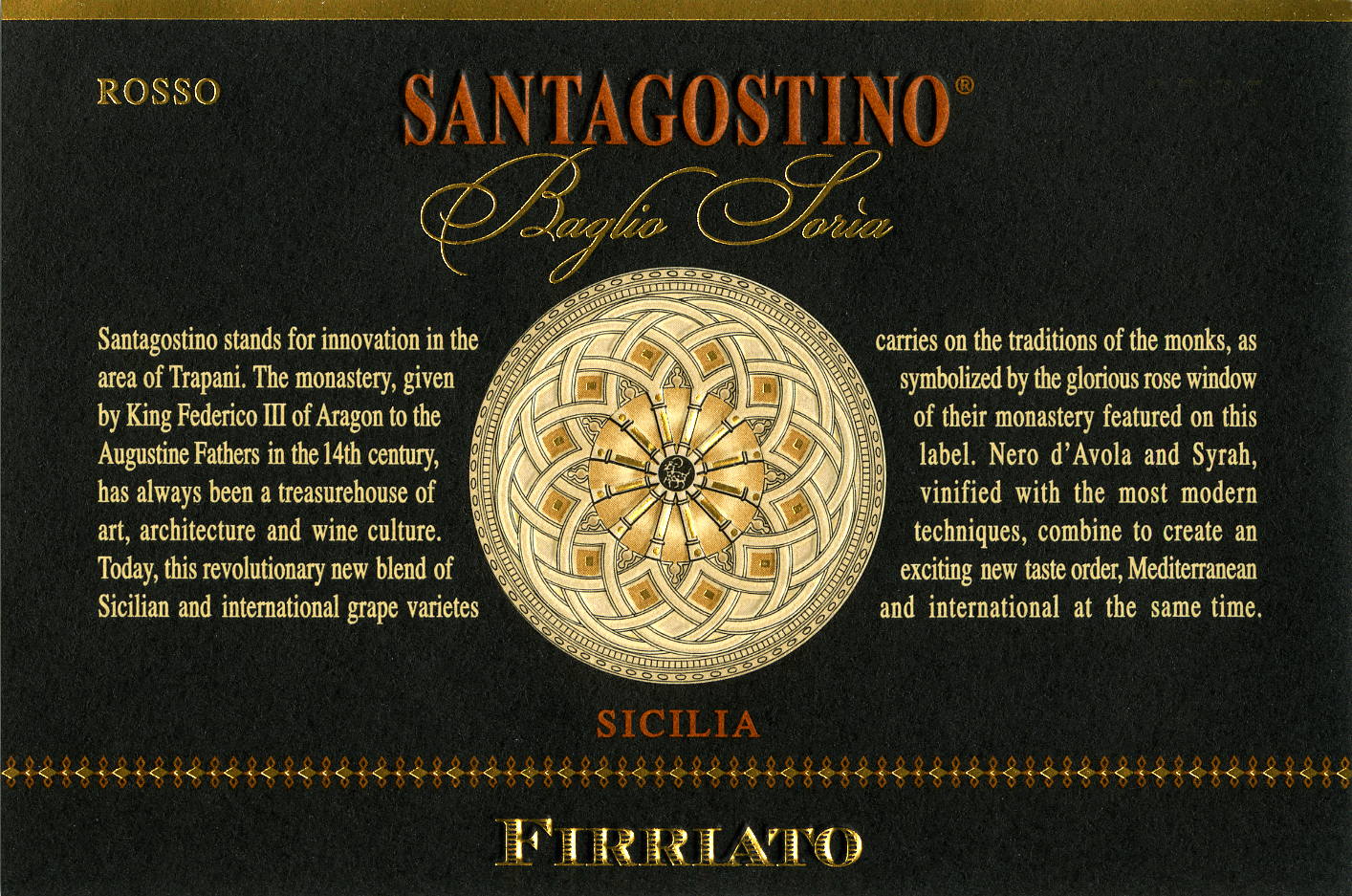 Santagostino Baglio Soria Rosso 2008