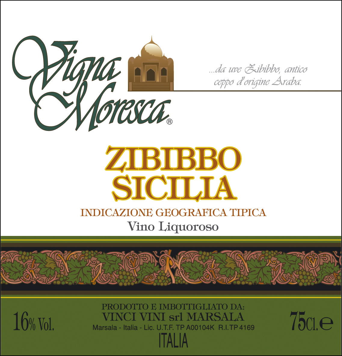 Zibibbo Sicilia Vigna Moresca sa