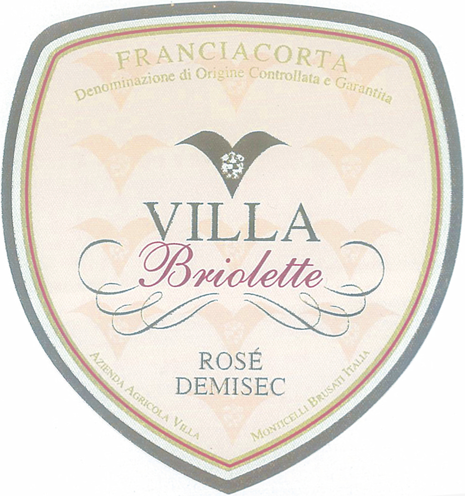 Franciacorta Rosé Demisec Briolette sa