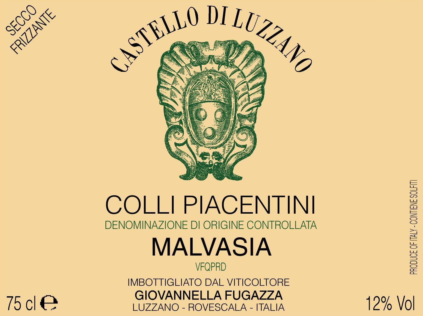 Malvasia Colli Piacentini Secco Frizzante 2009