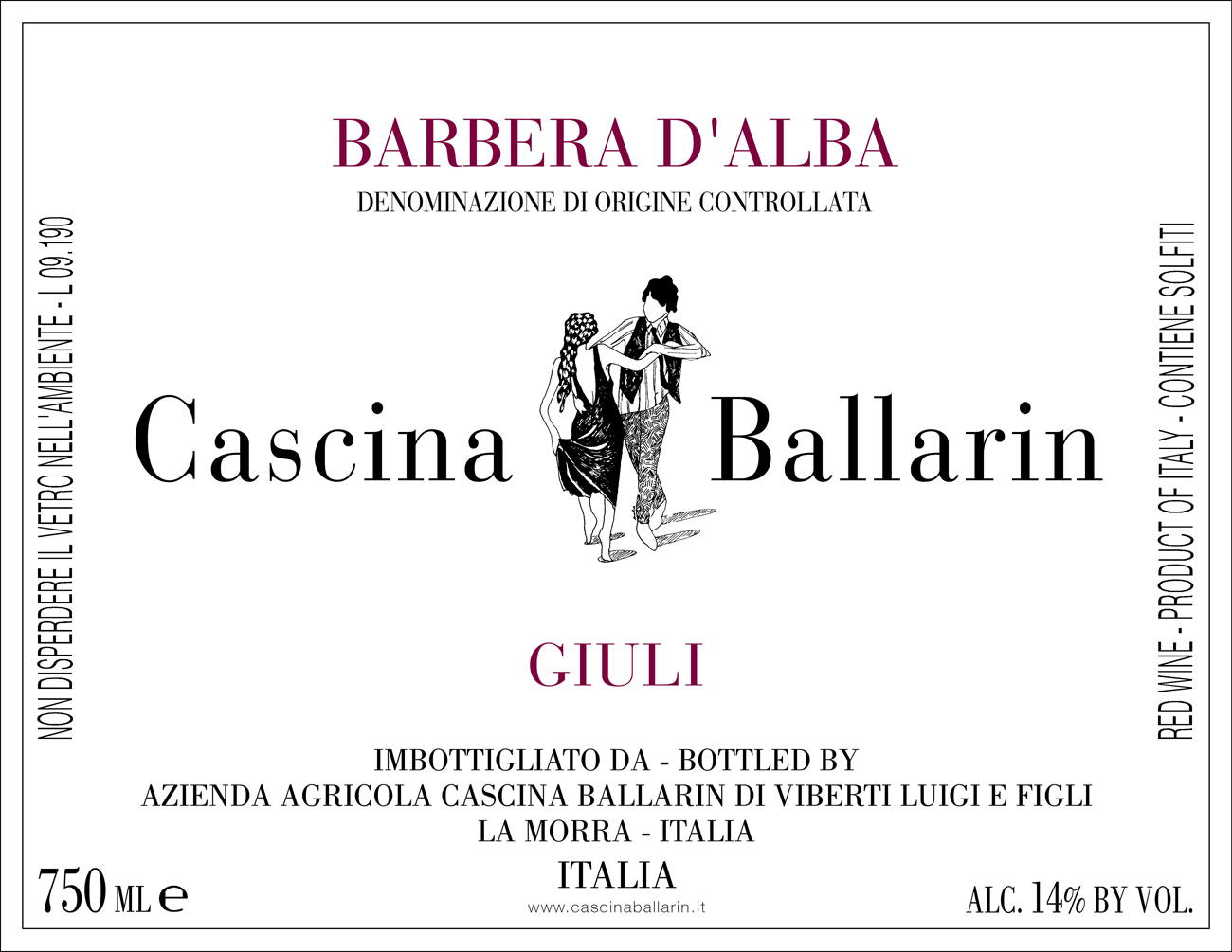 Barbera d'Alba Giuli 2007